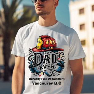 Camiseta emblema de la familia de bomberos de Vancouver