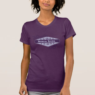 Camiseta Emblema de la flor del hibisco del bebé de Bunco