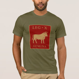 Camiseta Emblema de la Legión Romana Legio X Gemina