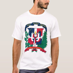 Camiseta emblema de la república dominicana