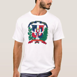 Camiseta emblema de la república dominicana