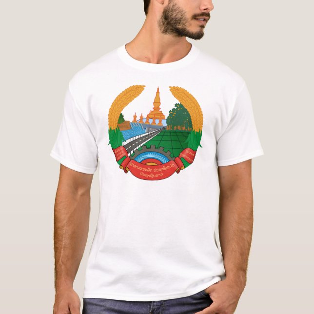 Camiseta emblema de laos (Anverso)