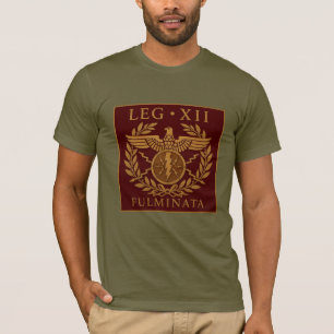 Camiseta Emblema de Legio XII Fulminata Relámpago Romano
