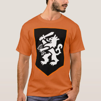 Camiseta Emblema de león de los Países Bajos naranja