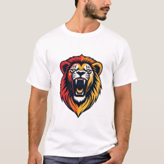 Camiseta Emblema de León Rugiente