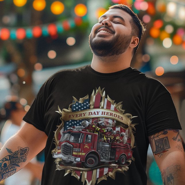 Camiseta Emblema de los bomberos estadounidenses (Subido por el creador)