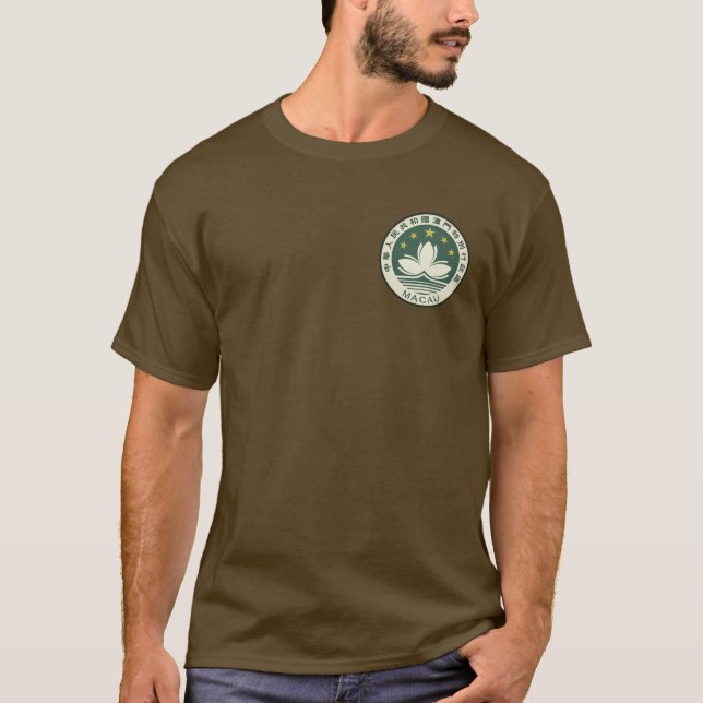 Camiseta Emblema de Macao - bolsillo (Anverso)