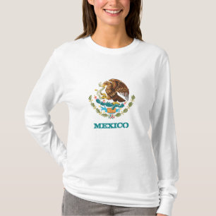 Camiseta Emblema de México y el águila mexicana, moda de ba