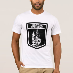Camiseta Emblema de Nueva Caledonia