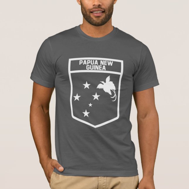 Camiseta Emblema de Papúa Nueva Guinea (Anverso)
