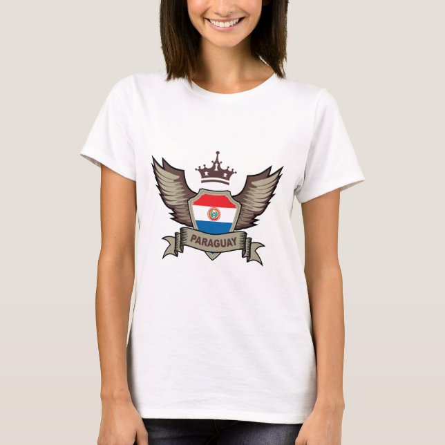 Camiseta Emblema de Paraguay (Anverso)