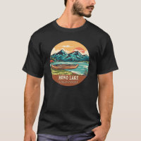 Emblema de pesca en bote de Mono Lake California