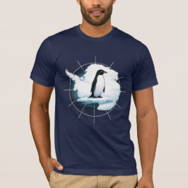 Camiseta Emblema de Pingüino de la Antártida – Diseño de Ex