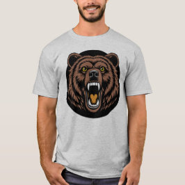 Camiseta Emblema de Poder del Oso Rugiente