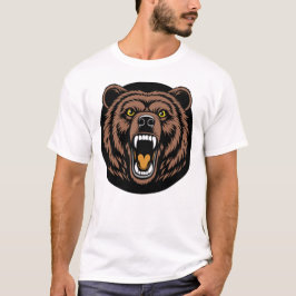Camiseta Emblema de Poder del Oso Rugiente