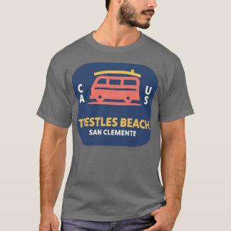 Camiseta Emblema de surf retro Trestles a San Clemente Cali