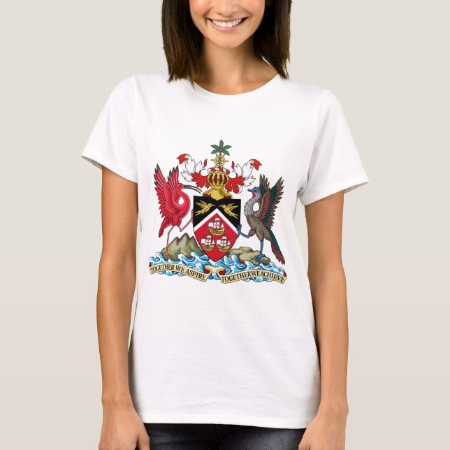Camiseta emblema de trinidad y tobago (Anverso)