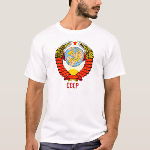Camiseta Emblema de Unión Soviética con CCCP