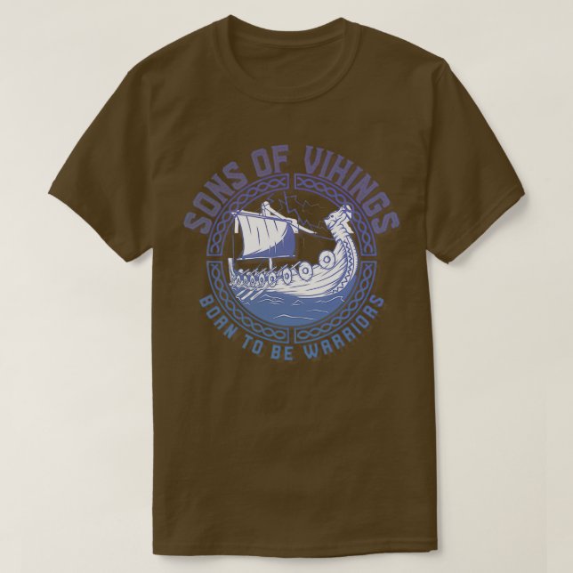Camiseta Emblema de viking (Diseño del anverso)