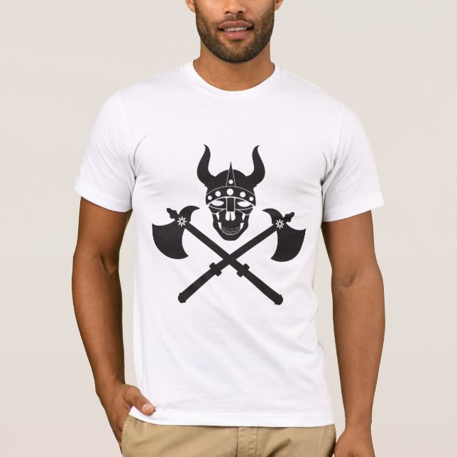 Camiseta Emblema de viking (Anverso)