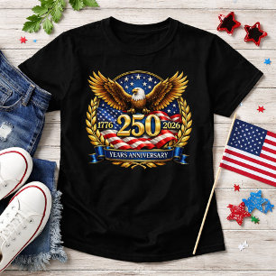 Camiseta Emblema del Águila del 250º Aniversario de EE. UU.