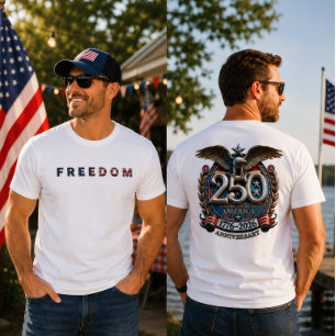Camiseta Emblema del Águila del 250º Aniversario de la libe