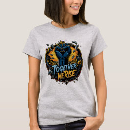 Camiseta Emblema del círculo de Junetéi con brazo interbloq