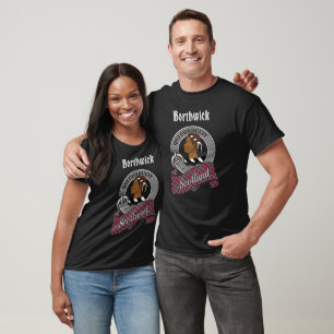 Camiseta Emblema del Clan Borthwick y Tartán