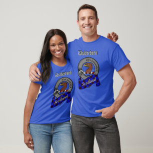 Camiseta Emblema del Clan Wedderburn y Tartán