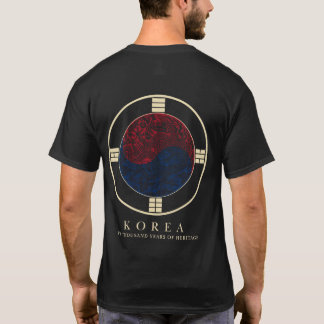 Camiseta Emblema del dragón coreano Taegeuk