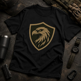 Camiseta Emblema del Escudo del Águila Táctica