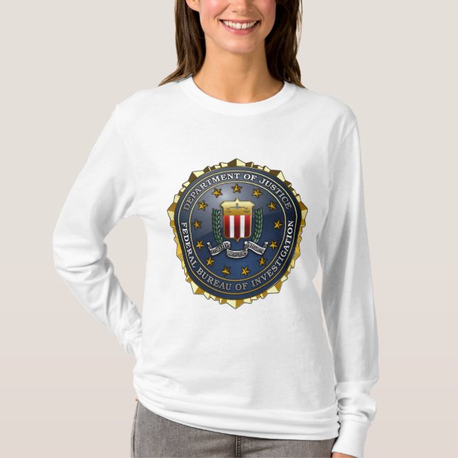 Camiseta Emblema del FBI (Anverso)