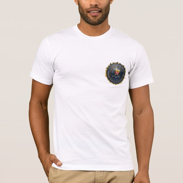 Camiseta Emblema del FBI (Anverso)