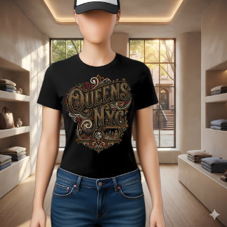 Camiseta Emblema del horizonte de Manhattan Art Déco