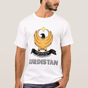 Camiseta emblema del kurd