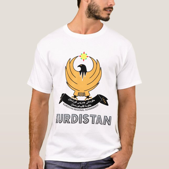 Camiseta emblema del kurd (Anverso)