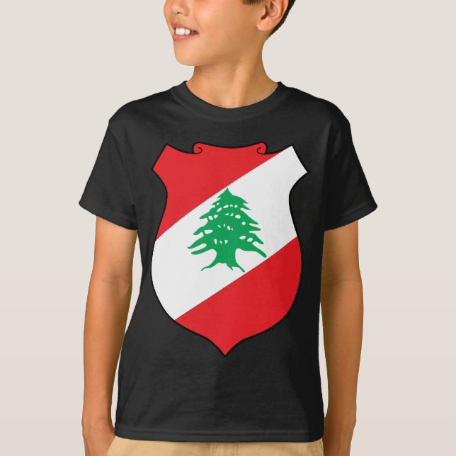 Camiseta emblema del líbano (Anverso)