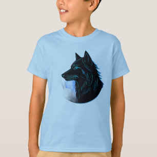 Camiseta Emblema del Lobo de Medianoche