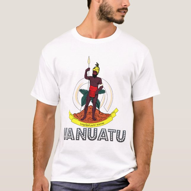 Camiseta Emblema del Ni Vanuatu (Anverso)