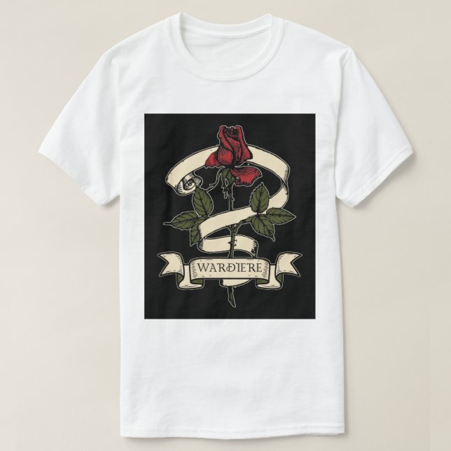 Camiseta "Emblema del Rosa encantado" (Diseño del anverso)