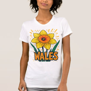 Camiseta Emblema Emblemático de Narciso Retro Sobredimensio
