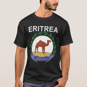 Camiseta Emblema eritreo Diseño del Orgullo Nacional