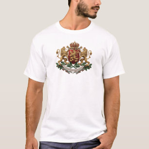 Camiseta emblema escudo de armas símbolo bandera país Bulga