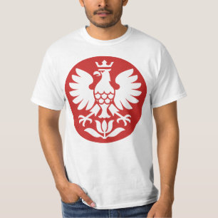 Camiseta Emblema Folk Eslavo Polaco Águila