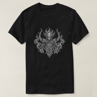 Camiseta Emblema Gráfico del Caballero de Fuego Cthulhu Nec
