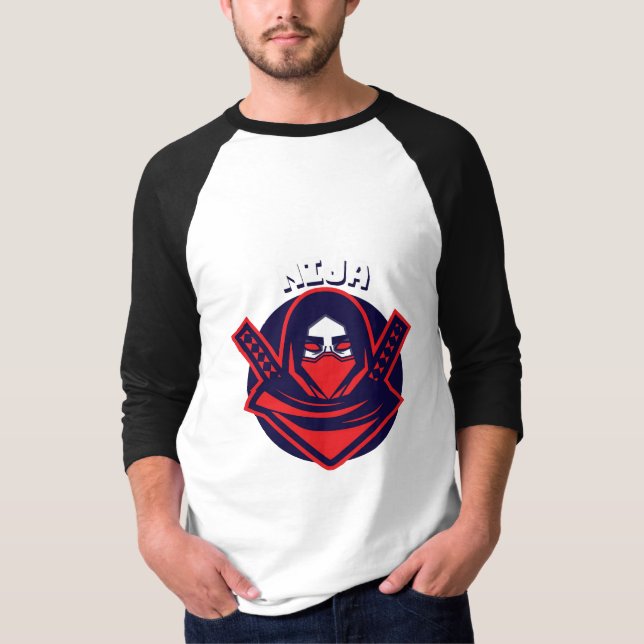 Camiseta Emblema Guerrero Audaz – Logo Ninja (Anverso)