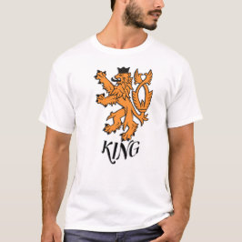 Camiseta Emblema heráldico del león coronado | Escudo del l