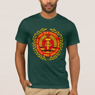 Camiseta Emblema la Alemania Oriental comunista alemana de