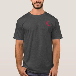 Camiseta Emblema Luna Creciente de Encaje Rojo v2 | Blossom