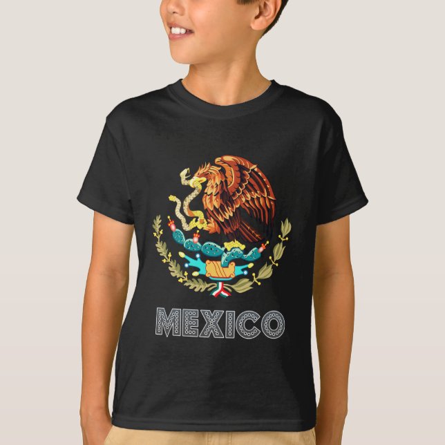 Camiseta Emblema mexicano (Anverso)